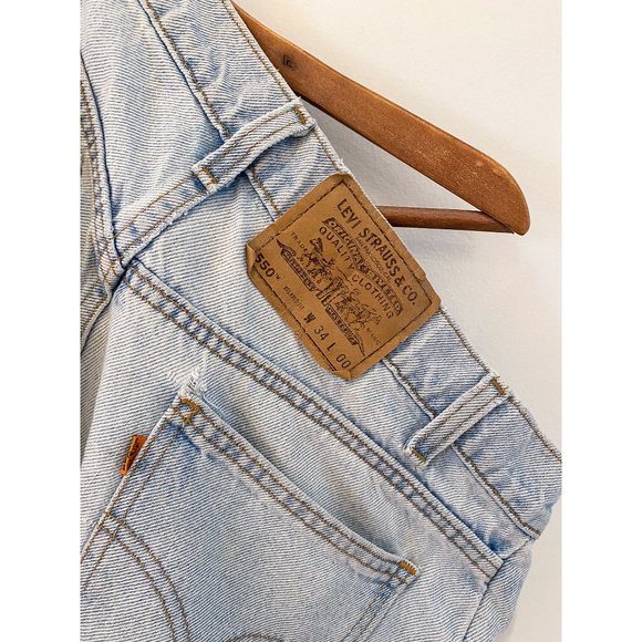 Orange tab 550 Levi's Denim Shorts - Picture 3 of 6